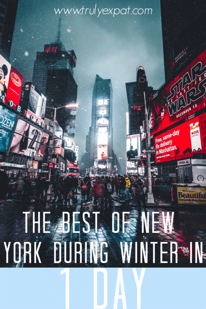 the best of new york during winter in 1 day