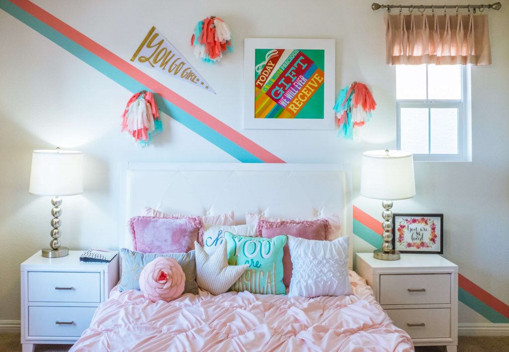 colourful bedroom