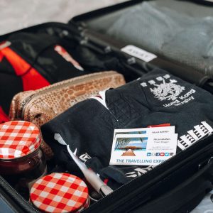 packing a suitcase